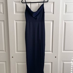 Lila Gown in Blueberry